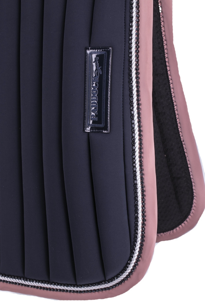 Tapis de selle Verticali Mixte - Marine & Rose