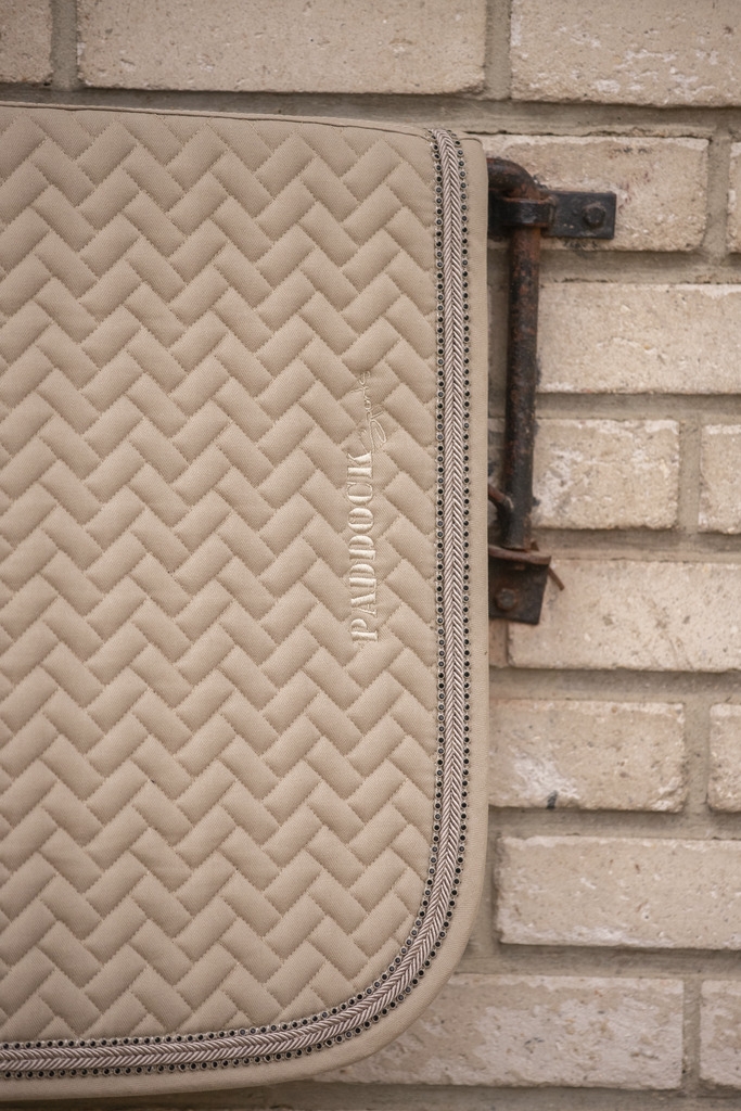 Poppy All purpose Saddle Pad - Taupe