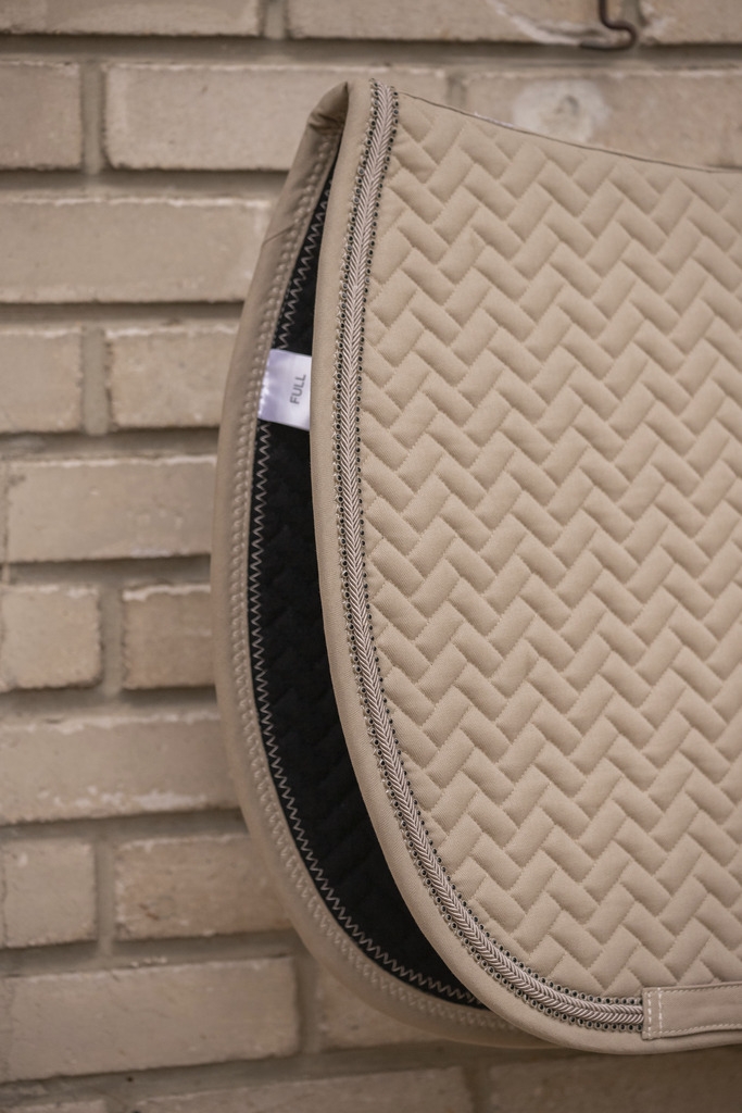 Poppy All purpose Saddle Pad - Taupe