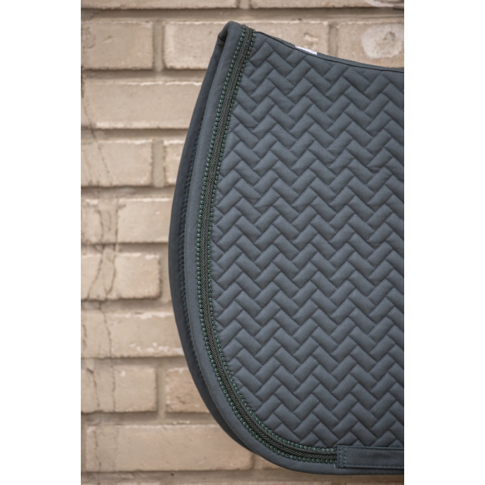 Poppy All purpose Saddle Pad - Forest Green