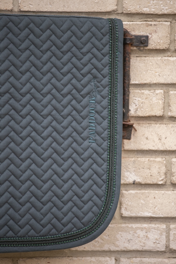 Poppy All purpose Saddle Pad - Forest Green