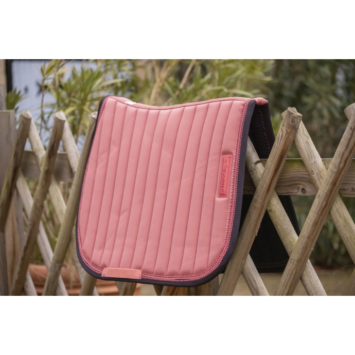 Tapis de selle Verticali Mixte - Pêche & Noir Tapis de selle Verticali Mixte - Pêche & Noir
