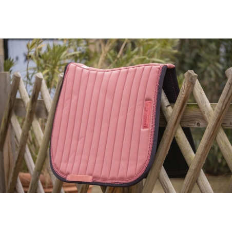 Tapis de selle Verticali Mixte - Pêche & Noir
