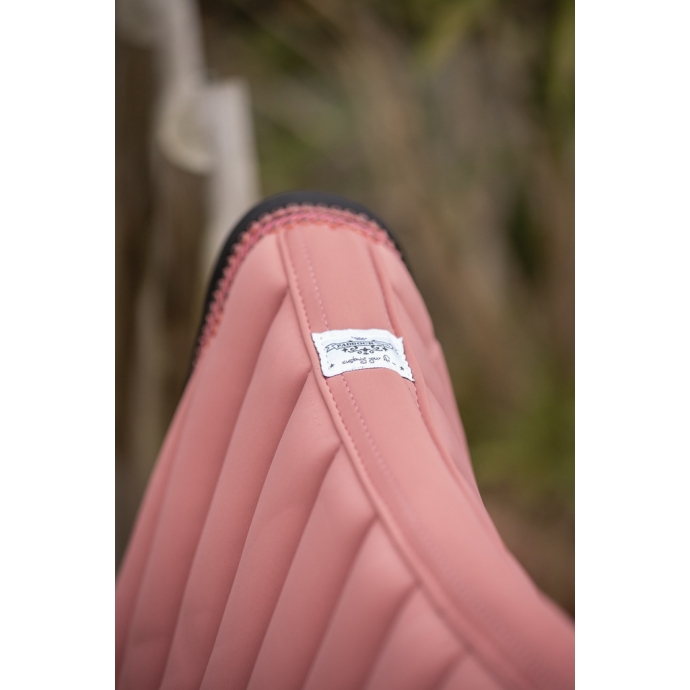 Tapis de selle Verticali Mixte - Pêche & Noir Tapis de selle Verticali Mixte - Pêche & Noir