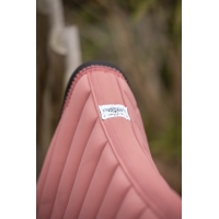 Tapis de selle Verticali Mixte - Pêche & Noir Tapis de selle Verticali Mixte - Pêche & Noir