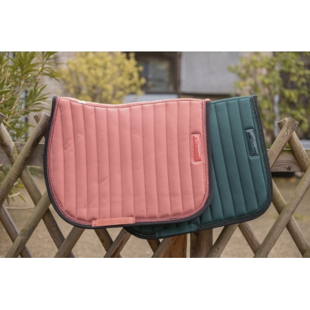 Tapis de selle Verticali Mixte - Pêche & Noir