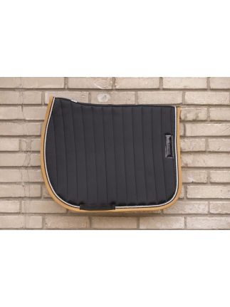 Verticali All purpose Saddle Pad - Black & Camel