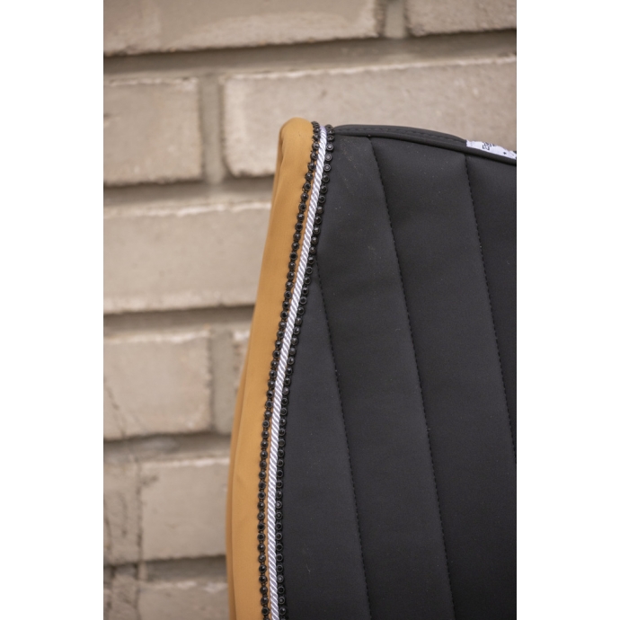 Tapis de selle Verticali Mixte - Noir & Camel Tapis de selle Verticali Mixte - Noir & Camel