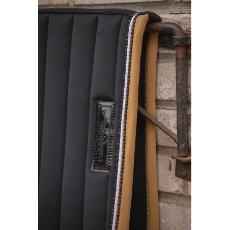 Tapis de selle Verticali Mixte - Noir & Camel