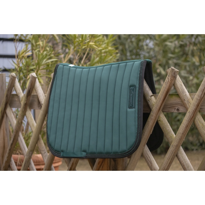 Verticali All purpose Saddle Pad - Dark Green & Black Verticali All purpose Saddle Pad - Dark Green & Black
