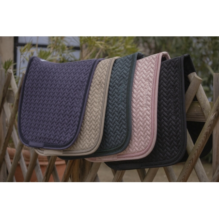 Poppy All purpose Saddle Pad - Black