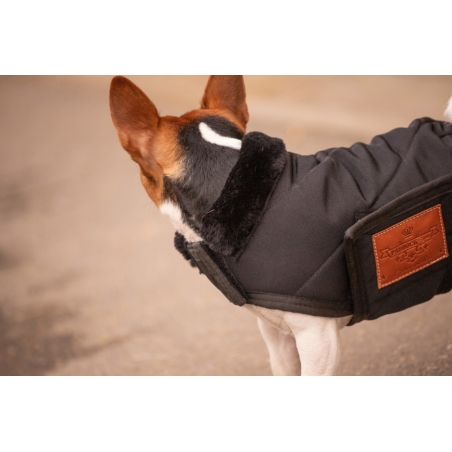 Diagonal Dog Rug - Black