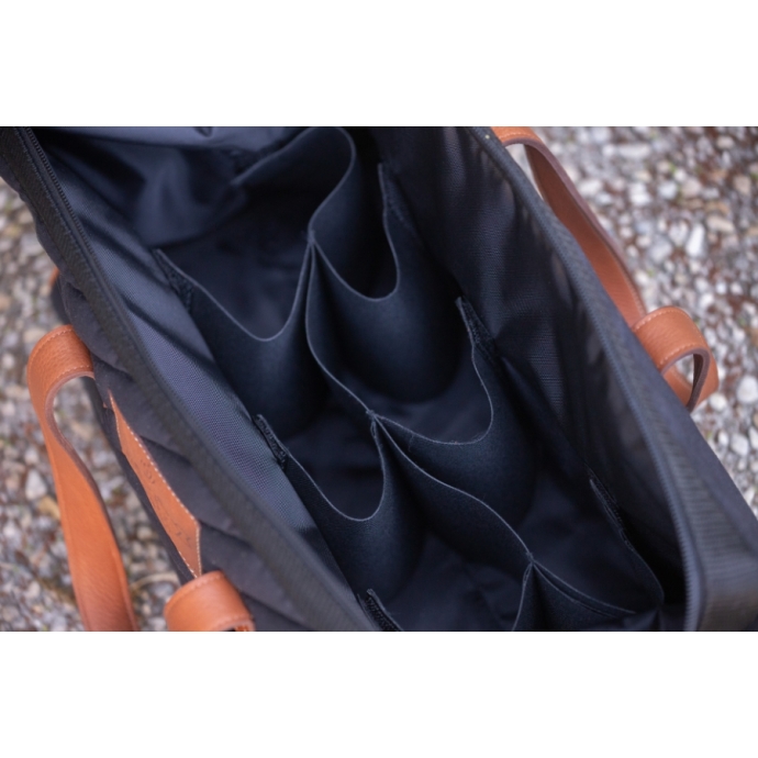 Diagonal Stable Bag - Black