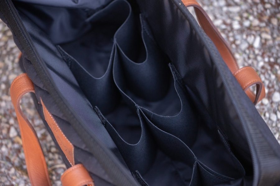 Diagonal Stable Bag - Black