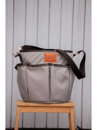Diagonal Groom Bag - Grey