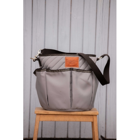 Diagonal Groom Bag - Grey