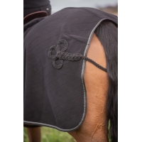 Diagonal Polar Fleece Exercise Sheet - Black Diagonal Polar Fleece Exercise Sheet - Black