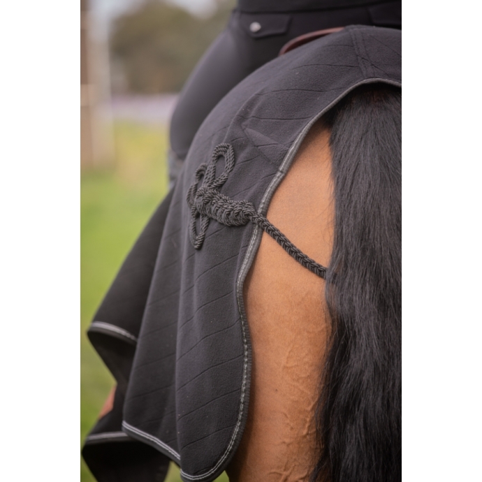 Diagonal Polar Fleece Exercise Sheet - Black Diagonal Polar Fleece Exercise Sheet - Black