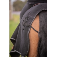 Diagonal Polar Fleece Exercise Sheet - Black Diagonal Polar Fleece Exercise Sheet - Black