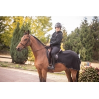 Diagonal Polar Fleece Exercise Sheet - Black Diagonal Polar Fleece Exercise Sheet - Black