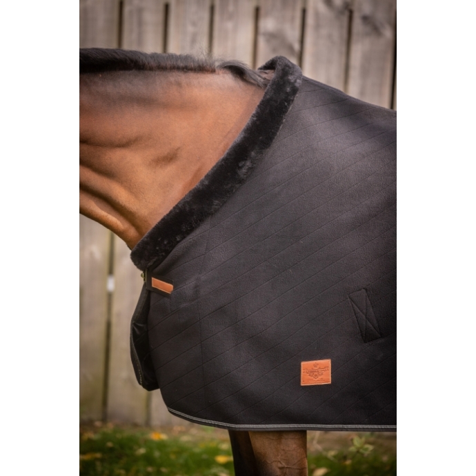 Diagonal Polar Fleece Sheet - Black Diagonal Polar Fleece Sheet - Black