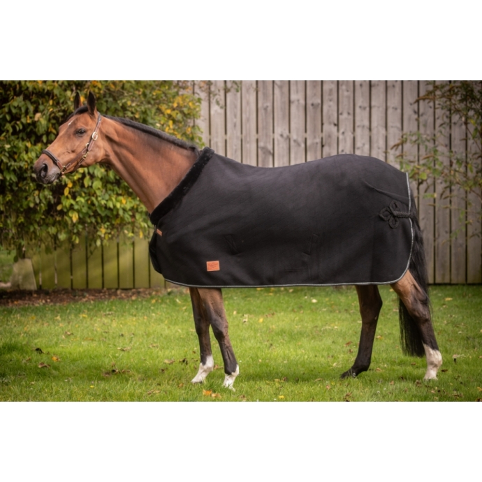 Diagonal Polar Fleece Sheet - Black Diagonal Polar Fleece Sheet - Black
