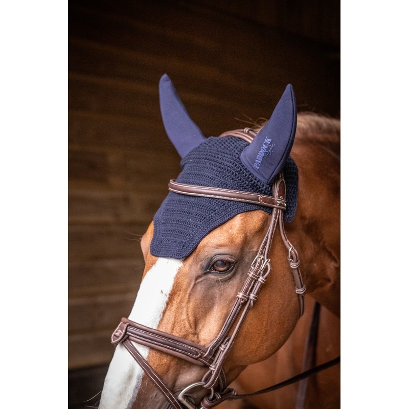 Soundless Cotton Fley Veil - Navy