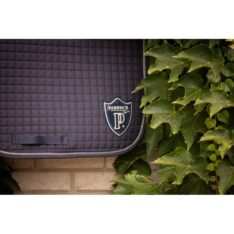 Tapis de Selle Américain Dressage - Marine