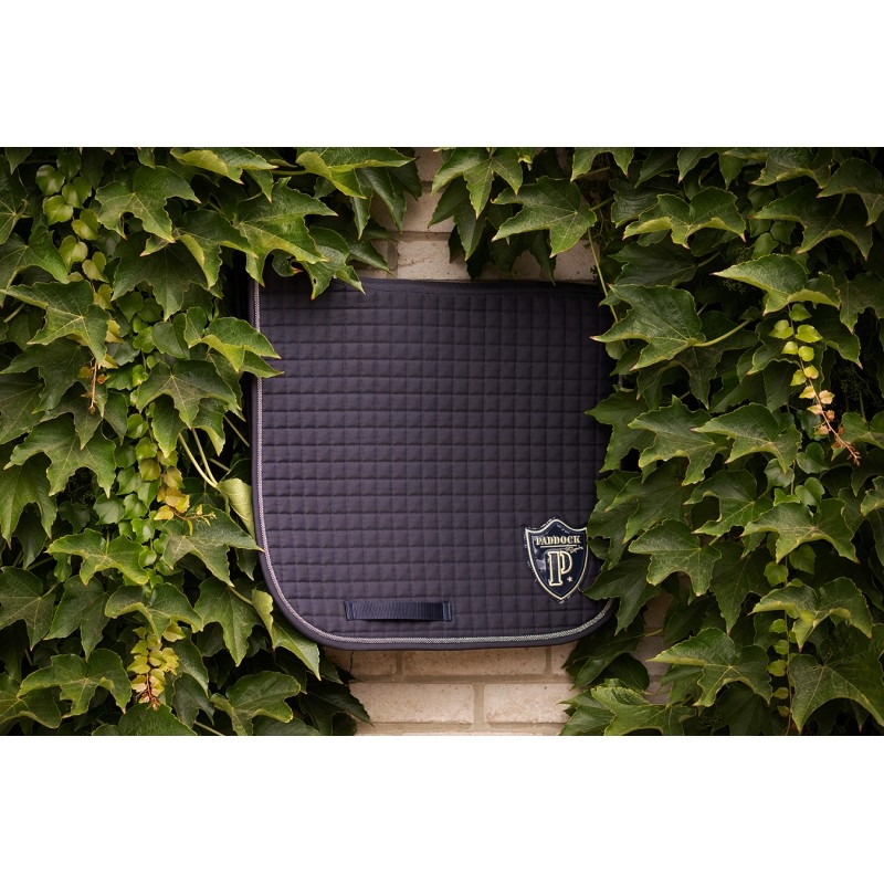 Tapis de Selle Américain Dressage - Marine