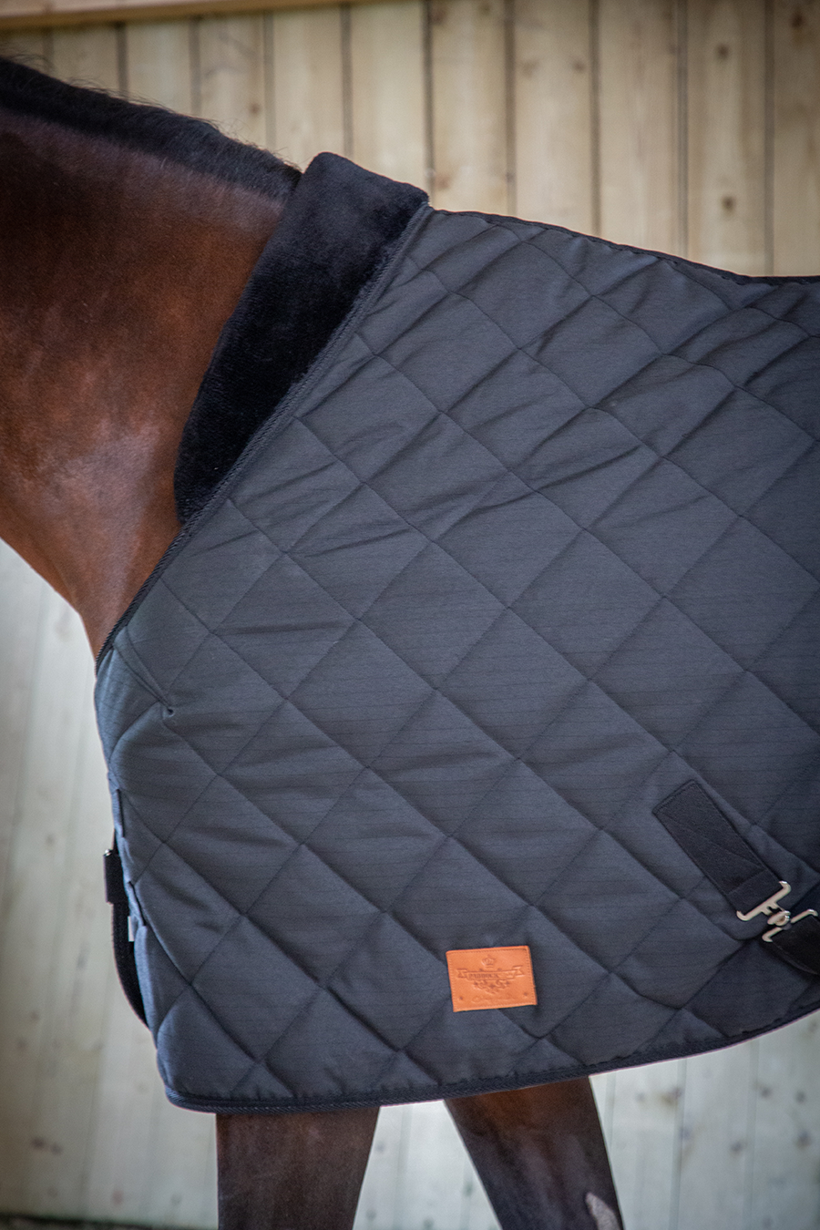 Couverture matelassée 50g - Noir