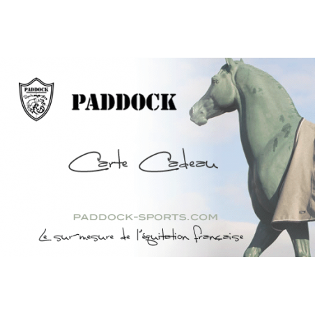E-carte cadeau PADDOCK Sports à imprimer