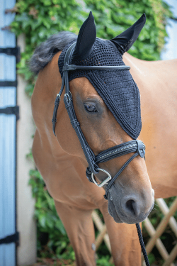 Pro cotton Long Fly Veil - Black