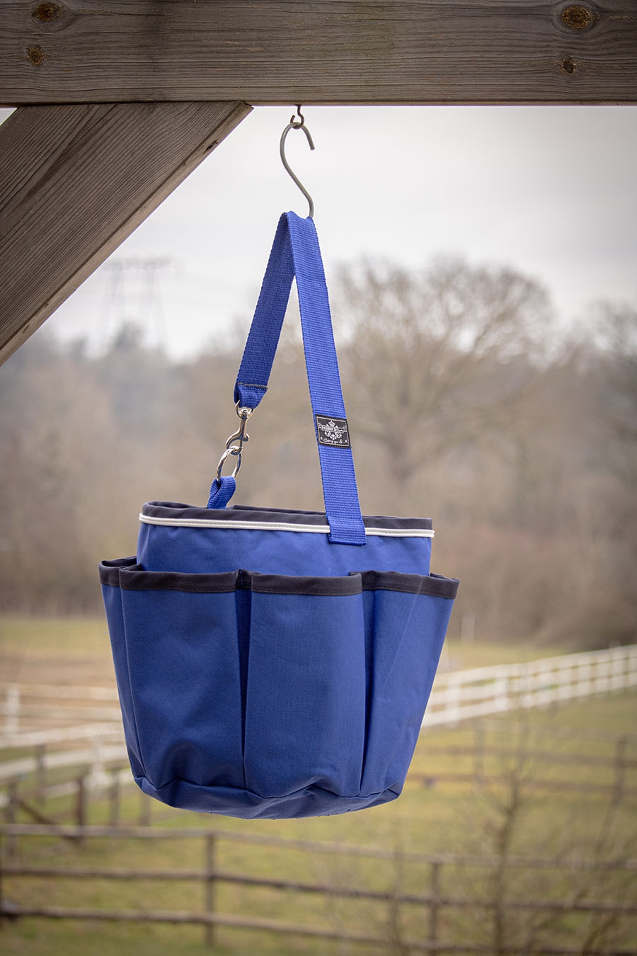 Blue hors groom discount bag