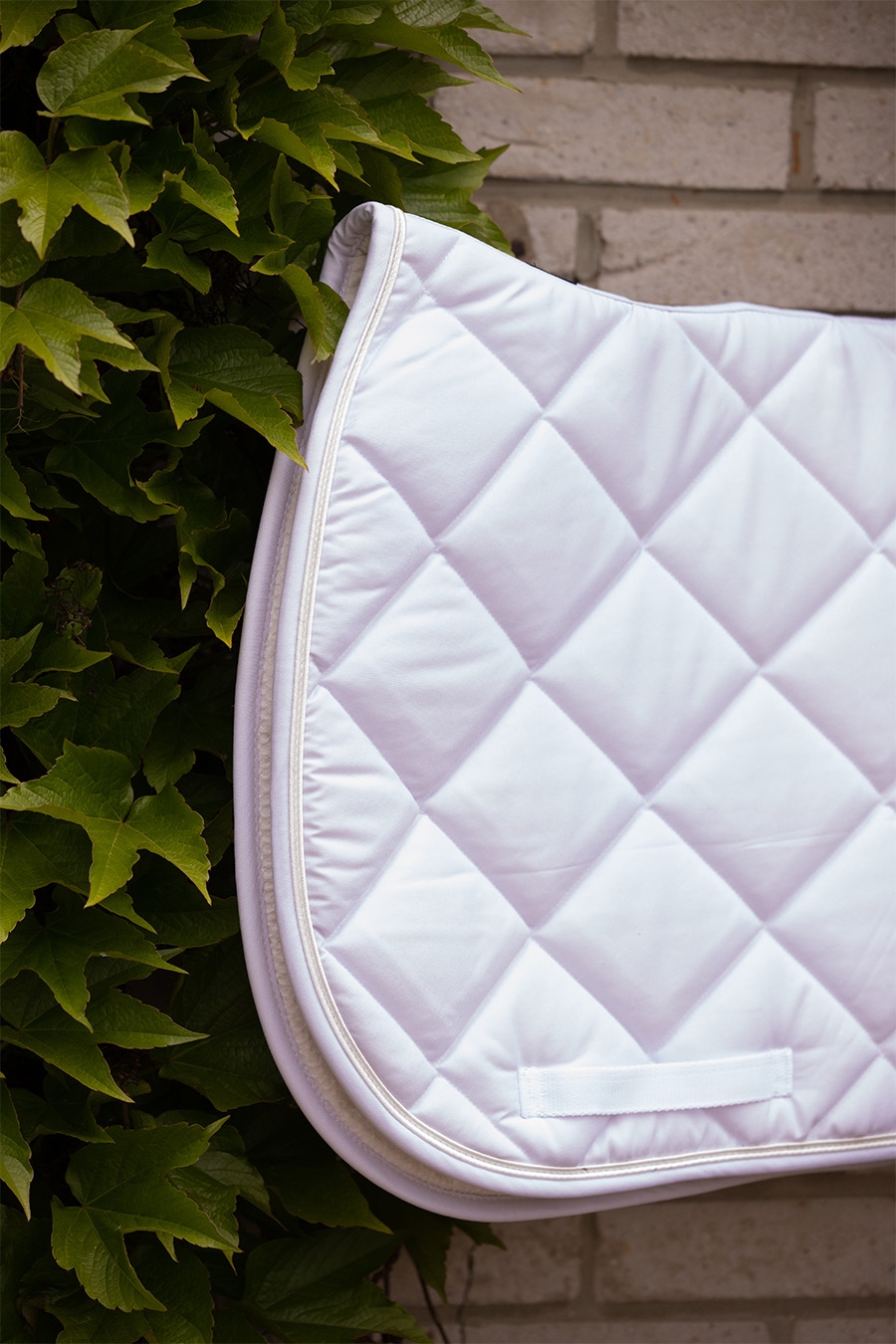 Prems Plain Saddle Pad all purpose - White