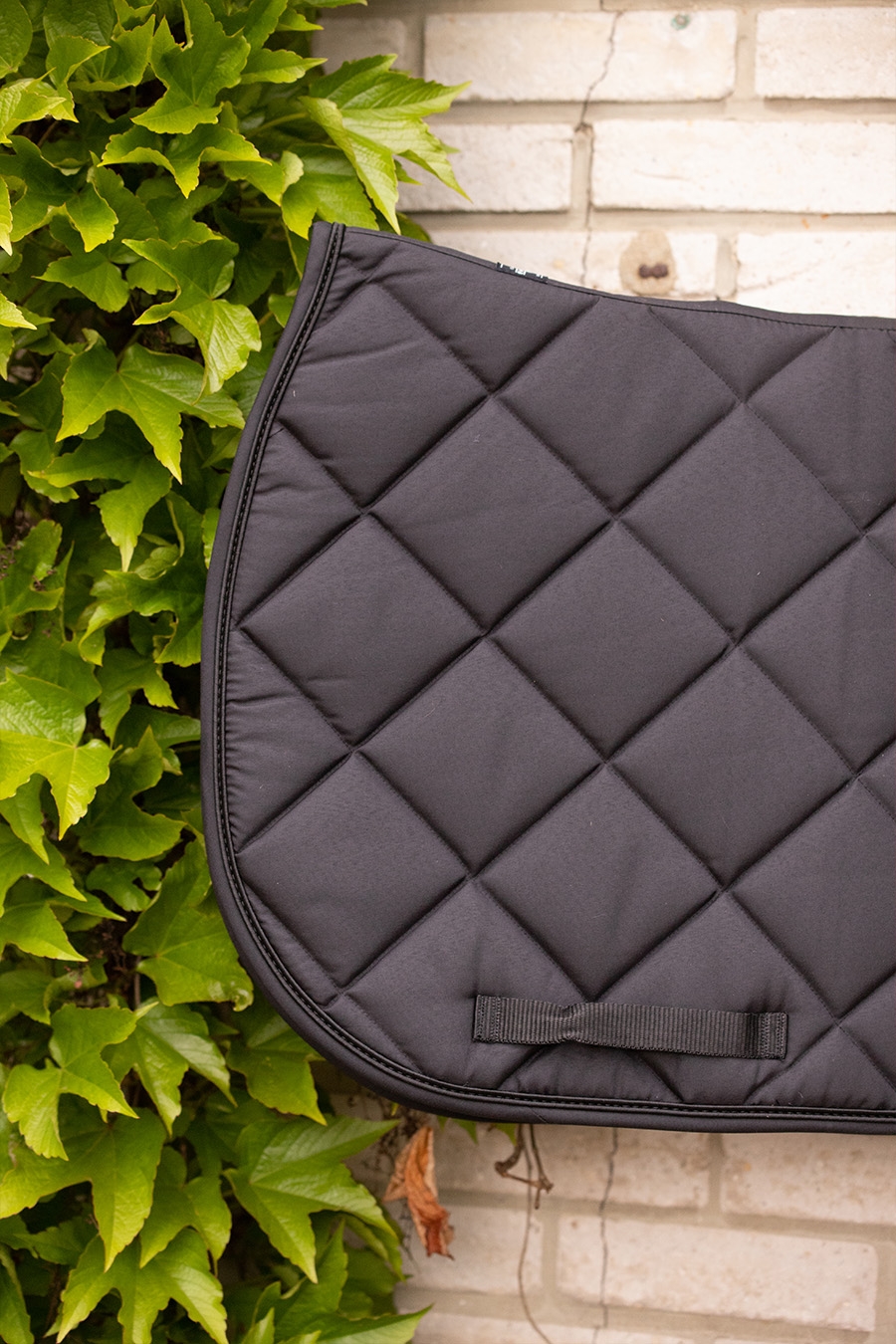 Tapis de Selle Prems Uni Mixte - Noir