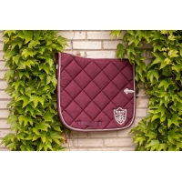 Tapis de Selle Prems Ecusson Dressage - Prune Tapis de Selle Prems Ecusson Dressage - Prune