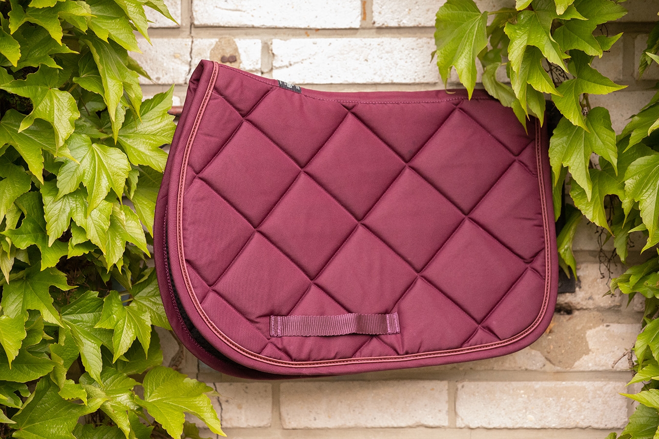 Prems Plain Saddle Pad all purpose - Plum
