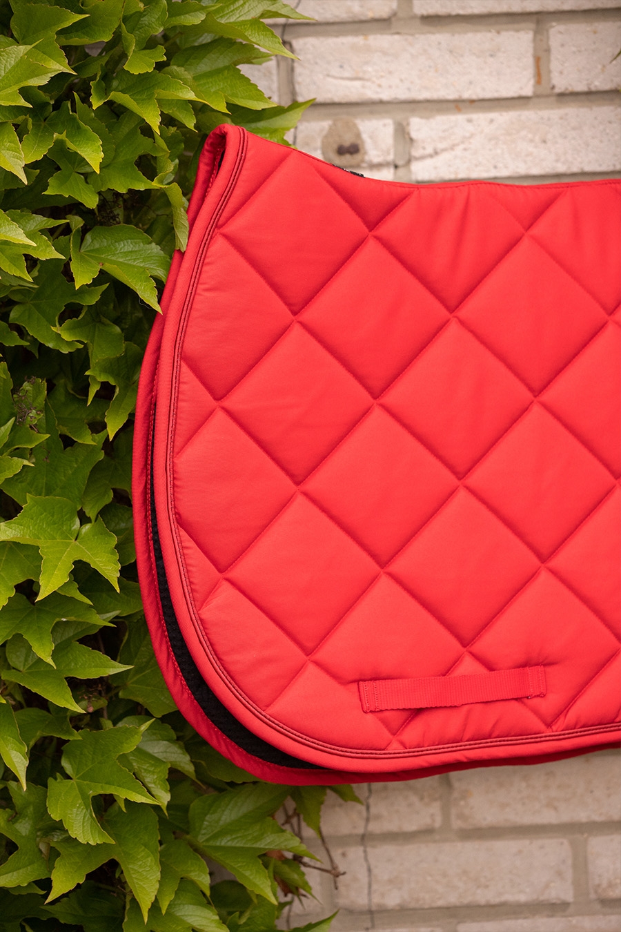 Tapis de Selle Prems Uni Mixte - Rouge