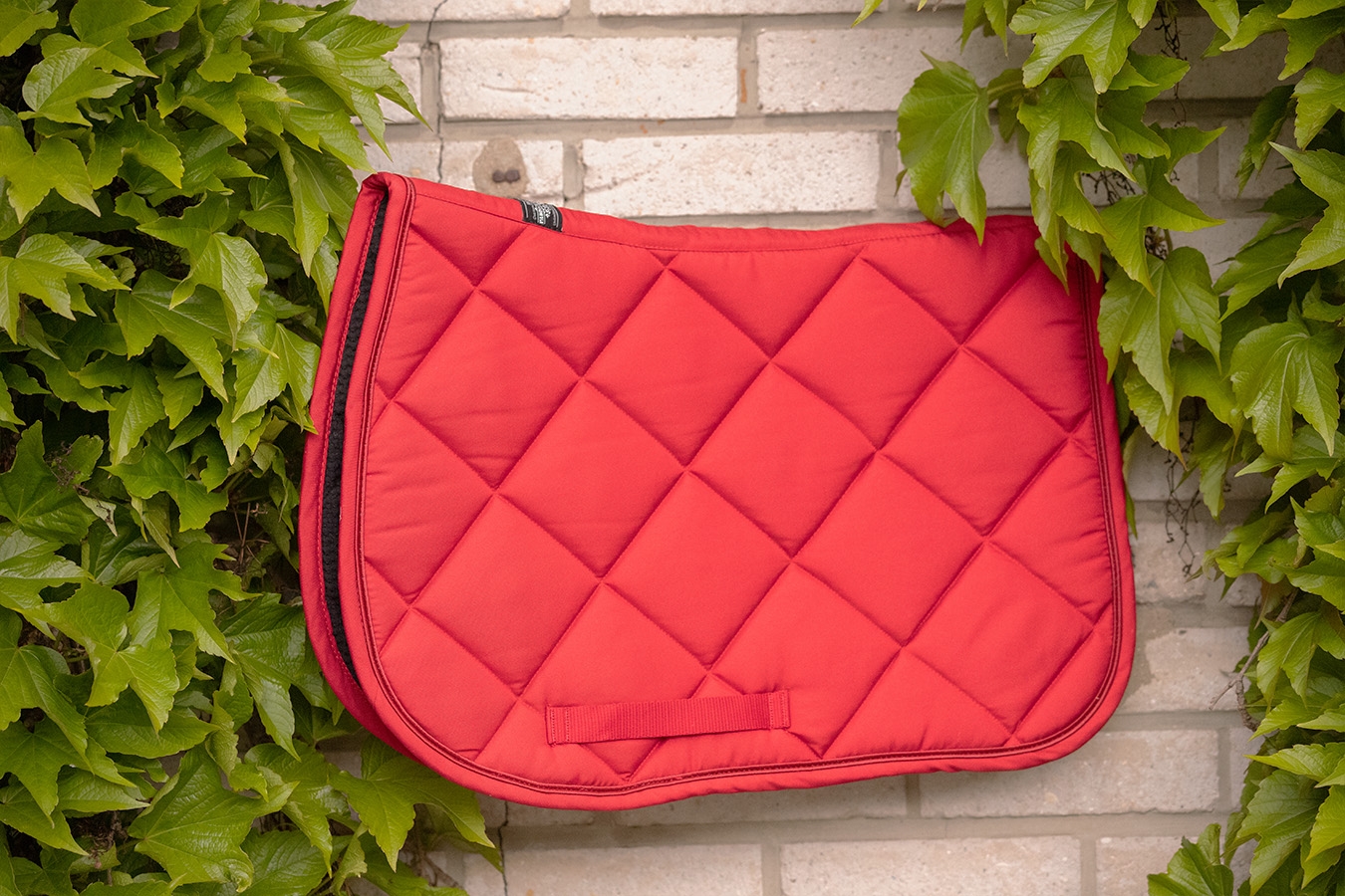Prems Plain Saddle Pad all purpose - Red