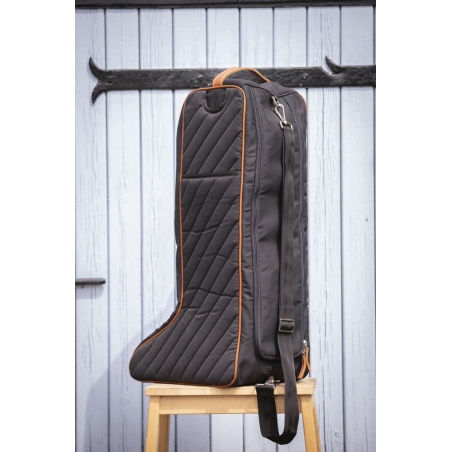 Diagonal Boot bag - Black