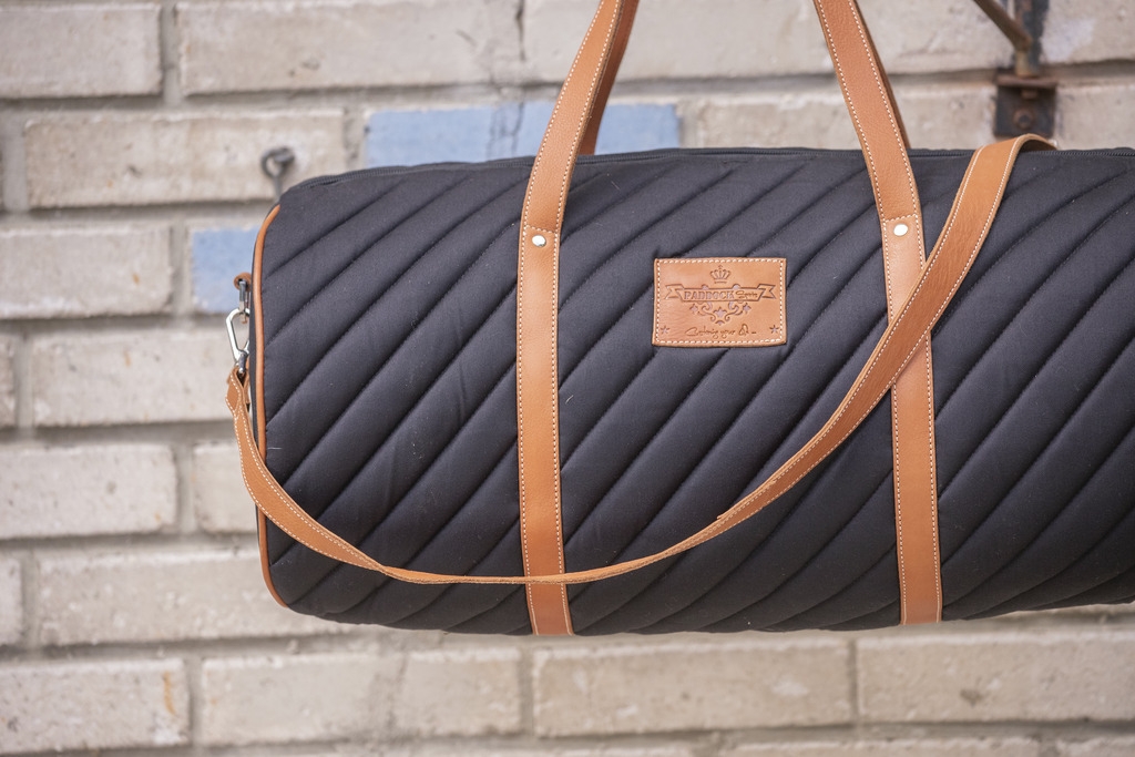 Diagonal Weekend Bag - Black