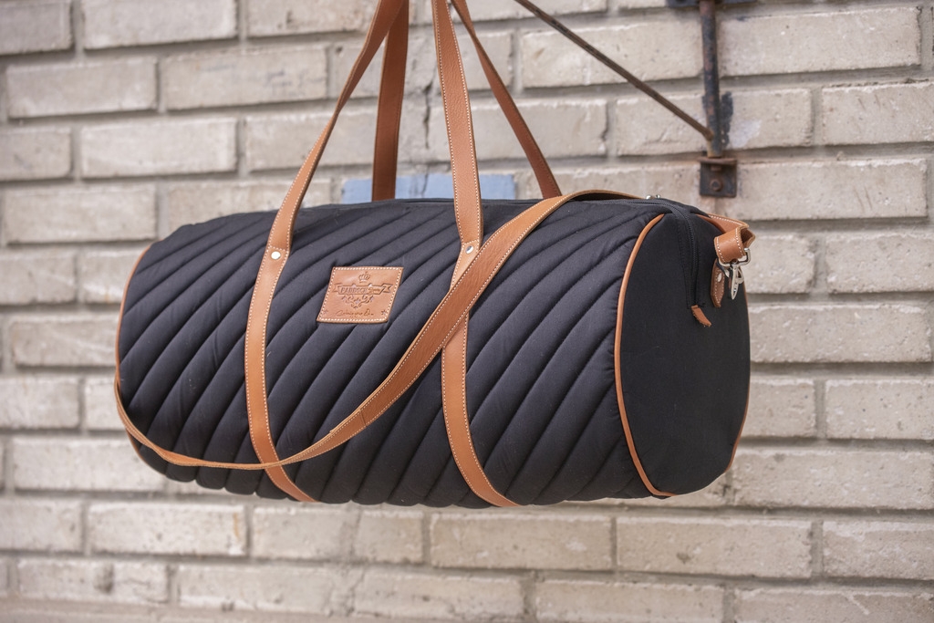 Diagonal Weekend Bag - Black