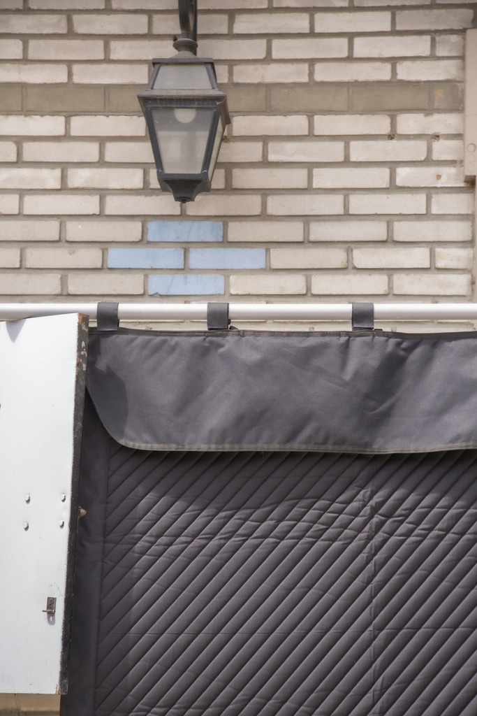 Tenture de Box Diagonal - Noir