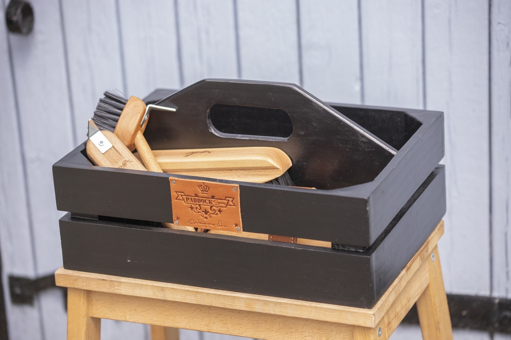 Caisse de pansage Luxe - Noir