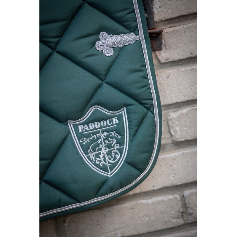 Tapis de Selle Dressage Prems Ecusson - Vert