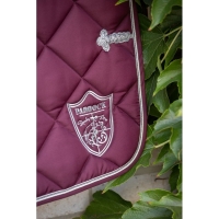 Tapis de Selle Dressage Prems Ecusson - Prune Tapis de Selle Dressage Prems Ecusson - Prune