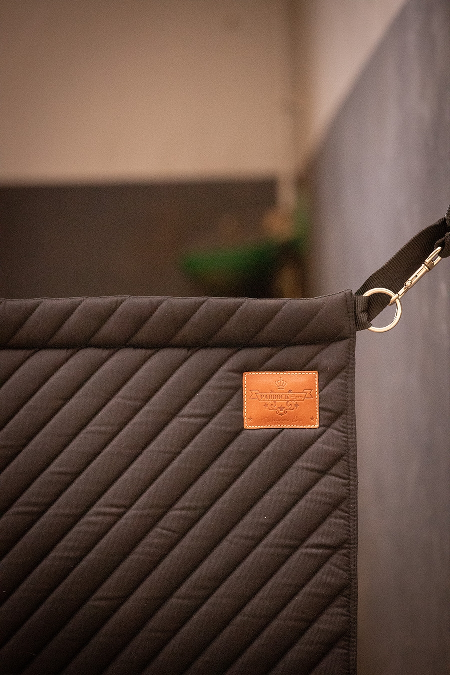 Diagonal Stall Door - Black