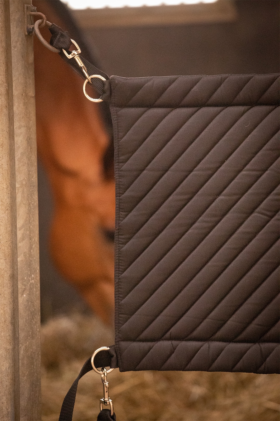 Diagonal Stall Door - Black