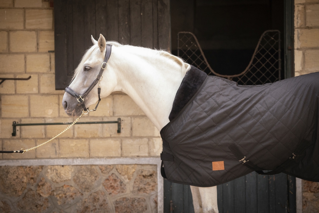 Couverture matelassée 50g - Noir