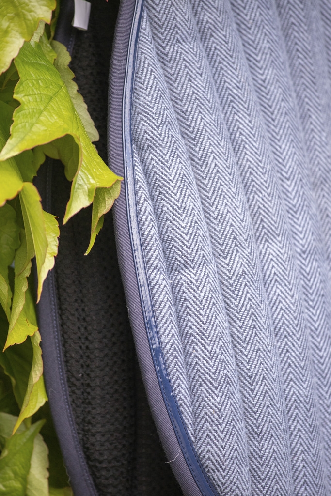 Chevron Saddle Pad All purpose - Blue